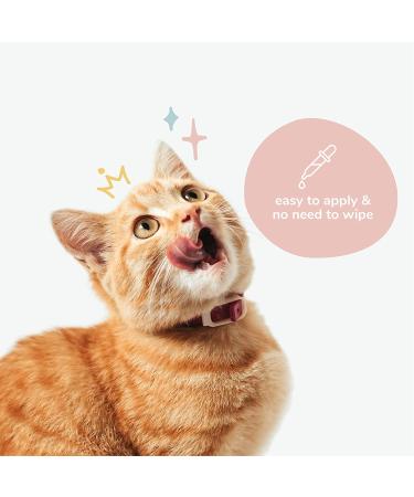 Kin+Kind Natural Cat Ear Cleaner (4 fl oz) - Organic Lemongrass & Sweet Fennel Formula - Safe & Gentle Ear Care for Cats - Made in USA - Buy Online on GoSupps.com