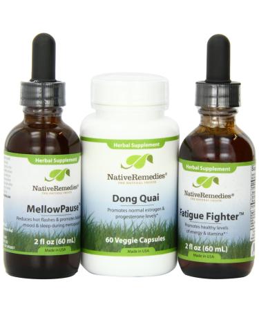 Native Remedies Dong Quai MellowPause and Fatigue Fighter UltraPack