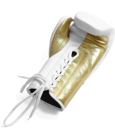 Brotech Pro Boxing Gloves for Men & Women - 16oz White Gold | Training, Sparring, Punching, Heavy Bag, Focus Mitts Pads | Kickboxing, Muay Thai, MMA - Buy Online on GoSupps.com