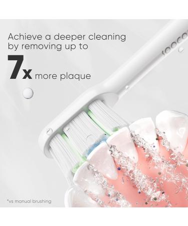 SOOCAS Electric Toothbrush for Adults - Rechargeable Travel Case Included 3 Replacement Heads 4 Modes & 2 Mins Smart Timer | Lasts 30 Days on 4-Hour Charge | X3U-NEW White - Buy Online on GoSupps.com