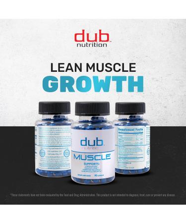 Dub Nutrition - Muscle Supplement - Milk Thistle Beta Alanine Acai Vitamins B6 and C - Supports Recovery Strength and Wellness - 90 Capsules - Buy Online on GoSupps.com