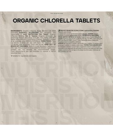 Bulk Organic Chlorella Tablets 500mg Pack of 180 Packaging May Vary 180 count (Pack of 1) - Buy Online on GoSupps.com