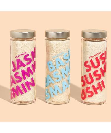 REISHUNGER Organic Basmati Rice 600g with Storage Jar - Premium Quality Easy Storage International Shipping - Buy Online on GoSupps.com