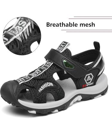 SAGUARO Closed Sandals for Kids - Breathable Trekking Summer Shoes 26 EU Black - Ideal for Outdoor Adventures - Buy Online on GoSupps.com