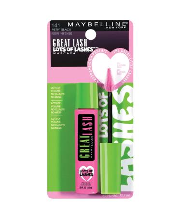 Maybelline Great Lash Lots Of Lashes Washable Mascara - Very Black 0.43 fl oz - Buy Online on GoSupps.com