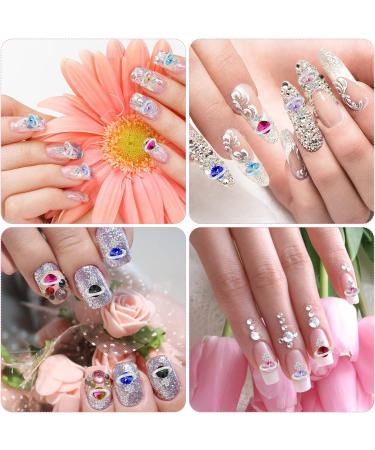 WLLHYF 48Pcs Planet Nail Rhinestones Charms Alloy Diamond Crystal Luxury Nail Charms 3D Shiny Saturn Shape Nail Art DIY Crafts Nail Art Accessories for Women Girls - Buy Online on GoSupps.com