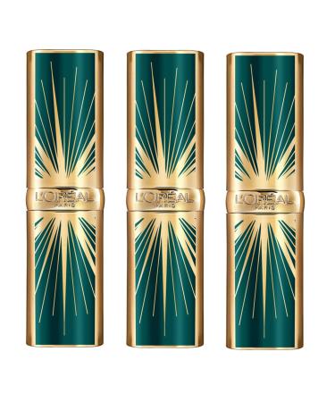 L'Oreal Paris Pack of 3 Color Riche Rue Royale Lipstick Midnight Bisous 03