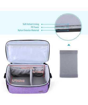 YARWO Purple Medicine Organizer for Pill Bottles and First Aid Kits - Small Storage Bag for Emergency Medical Supplies - Ideal for Family, Office, Car, Travel, Outdoor Activities - Buy Online on GoSupps.com