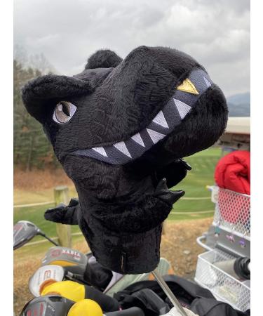 Dinofactory T-Rex Golf Head Cover - Black Dinosaur Driver Headcover - Buy Online on GoSupps.com