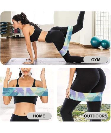 Buy Turquoise & Mint Printed Resistance Bands - Fabric Exercise & Leg Bands for Ultimate Fitness - Buy Online on GoSupps.com