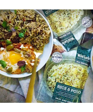 Wild Garden Heat & Serve Pilaf - All-Natural Rice & Potato, Microwavable 8.8 oz | Ready to Eat - Buy Online on GoSupps.com