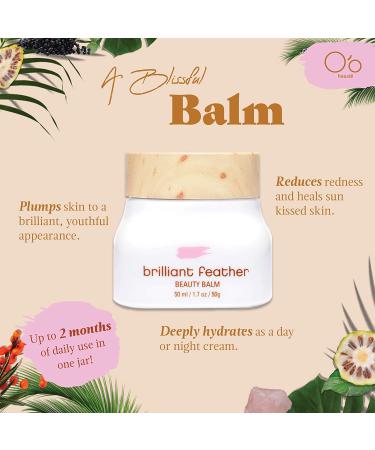 Buy O o Hawaii Brilliant Feather Beauty Balm 1.7 oz - Nourishing Skin Care - Buy Online on GoSupps.com