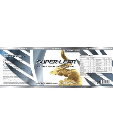 G6 Sports Nutrition Super-Lean Deluxe Meal Replacement (32g Protein 7g Fiber 25 Added Vitamins & Minerals) 2.5lb Jar Peanut Butter Milkshake - Buy Online on GoSupps.com