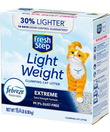 Fresh Step Lightweight Clumping Cat Litter 15.4 lbs - Extreme Scent | Fast-Clumping Formula - Buy Online on GoSupps.com