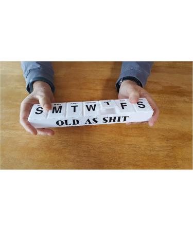 Clear Canyons Over-Sized Funny Pill Box - Perfect Over The Hill Birthday Gag Gift for Men & Women - Buy Online on GoSupps.com