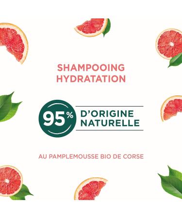 Natur Moi - Hydrating Shampoo - Normal to Dry Hair - Sulfate-Free Shampoo - Hydrates and revitalizes - With Organic Grapefruit from Corsica - 95% Natural Origin - 250 ml - Made in France - Buy Online on GoSupps.com