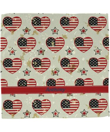 Personalized Americana Washcloth - Custom Washcloths for Every Occasion | YouCustomizeIt - Buy Online on GoSupps.com