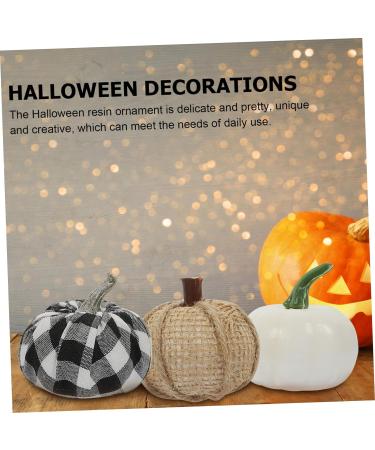 NOLITOY 48 Pcs Artificial Pumpkin Foam Pumpkin Decorations Fake Pumpkin Ornament Foams Fake Pumpkin Thanksgiving Hanging Ball White Pumpkin Ornaments Polyester Party Supplies Halloween - Buy Online on GoSupps.com