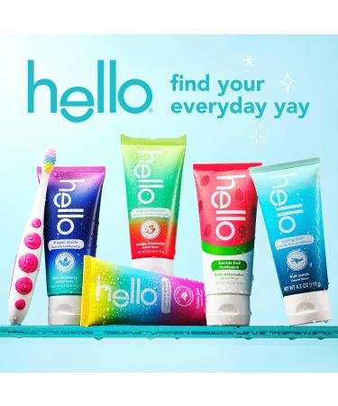 hello Wild Strawberry Kids Toothpaste with Fluoride, Strawberry Toothpaste for Kids, Safe for Ages 2 and Up, Helps Prevent Cavities, Strengthen Enamel, and Polishes Teeth, ADA Approved, 3 Pack, 4.2 Oz Strawberry 4.2 Ounce (  - Buy Online on GoSupps.com