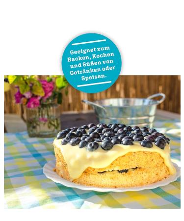 Erythrit + Stevia Natural Sugar Substitute - 1kg Doypack Zero Calories Healthy Alternative for Cooking & Baking - Buy Online on GoSupps.com