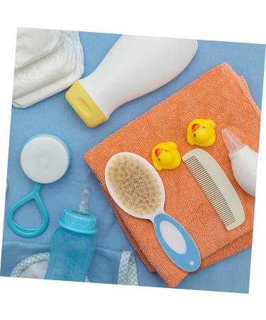 iBasenice 4 Pcs Baby Brush Set & Scalp Scrubber - Toddler & Infant Hair Care Kit | Silicone Hair Shampoo Brush & Comb for Children - Blue x2pcs 14x5cm - Buy Online on GoSupps.com