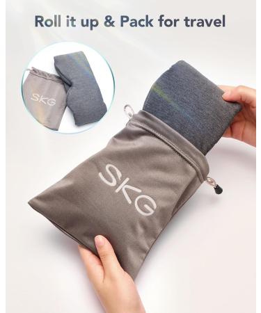 SKG Restore Sleep Mask - 100% Blackout Eye Cover for Men & Women | Essential Travel Accessory | Large Size for Optimal Comfort | Ideal for Sleep Travel Work Shifts & Gifts - Buy Online on GoSupps.com