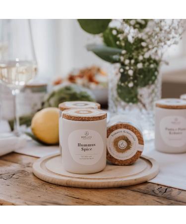 Potluck Hummus Spice Mix | Vegan Gluten-Free Ceramic Pot | 65g Natural Ingredients for Delicious Dips - Buy Online on GoSupps.com