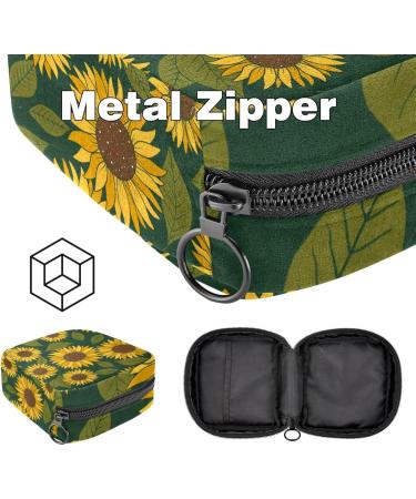 Portable Storage Bags for Women's Bandages & Menstrual Products | Sunflower Design for School & Office - Buy Online on GoSupps.com