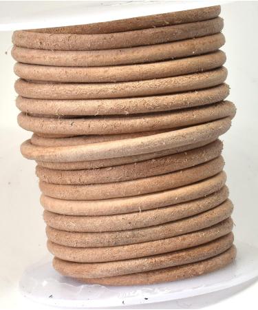 4 mm Natural Solid Round Leather Cord 10-Meters Spool - Buy Online on GoSupps.com