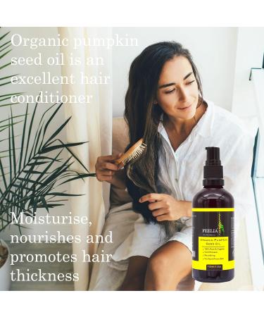 Feelia Bio K rbiskern Oil - Cold Pressed Antioxidant Rich 100% Pure & Organic for Nourishing Acne-Prone Skin - Buy Online on GoSupps.com
