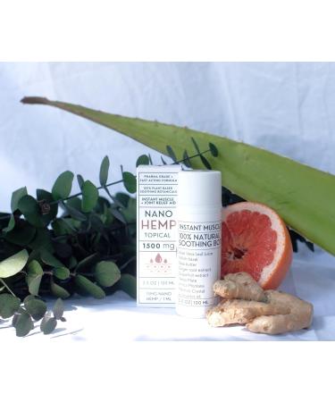 Buy Nano Hemp Topical Gel 1500mg - Fast-Acting Relief 100ml | Infused with Arnica Aloe Vera Yerba Mate Menthol & Eucalyptus | Worldwide Shipping - Buy Online on GoSupps.com