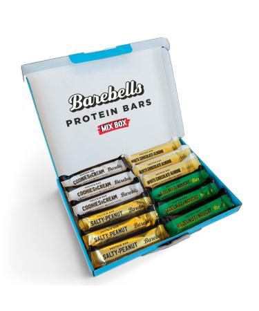 Barebell's protein bar 12 x - delicious protein bar with chocolate - sugar arm 20 grams of protein without palm oil - official mix box 12 x 55gr - Buy Online on GoSupps.com