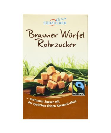 S dzucker Brown Cube Cane Sugar Fair Trade 500 g - Buy Online on GoSupps.com