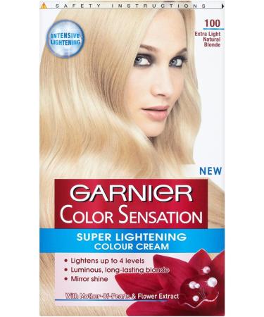 Garnier Color Sensation 10.00 Extra Light Blonde Permanent Hair Dye - Vibrant Blonde Shade - Buy Online on GoSupps.com
