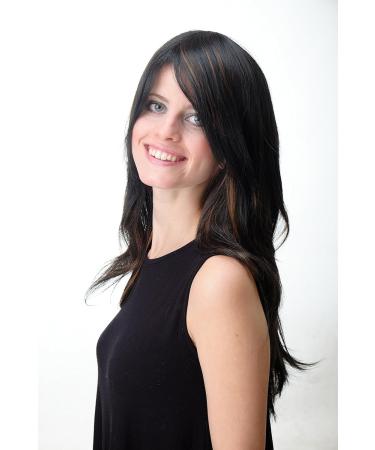 WIG ME UP ZL172-2H30 Long Straight Voluminous Dark Brown Rust Brown Streaked Ladies Wig - International Shipping Available - Buy Online on GoSupps.com