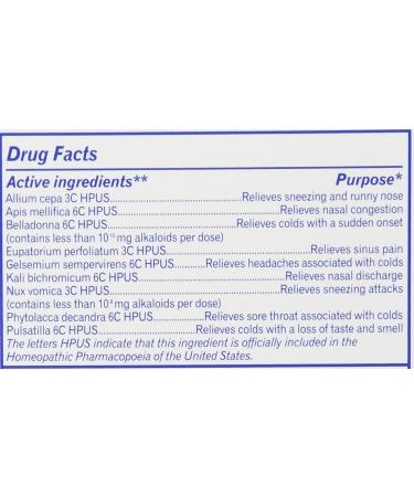 Boiron Coldcalm Cold Relief 60 Tablets (Pack of 3) - Fast-Acting Relief for Cold Symptoms - Buy Online on GoSupps.com