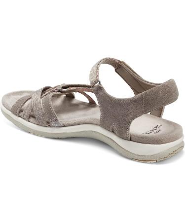 Earth Origins Women's Sofia Sandals - Granite, Size 9 | Comfortable Casual Walking Shoes - Buy Online on GoSupps.com