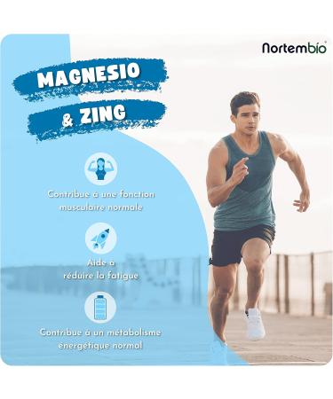 Nortembo Zinc and Magnesium. Food Supplement. 200 tablets. Recovery and Sports Performance. Contributes to Protein Synthesis and Muscle Relaxation. Immune Booster. - Buy Online on GoSupps.com
