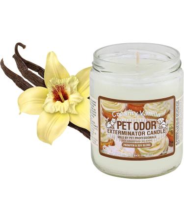 Pet Odor Exterminator Candle - Creamy Vanilla Scent for Home | Buy Now - Buy Online on GoSupps.com