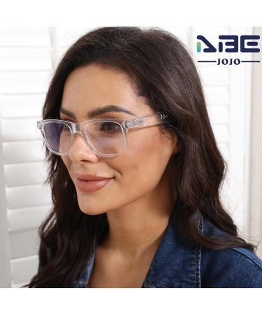 ABEJOJO Oversized Reading Glasses - Blue Light Blocking Computer Readers for Men & Women | Spring Hinge | 3.5x Magnification - Buy Online on GoSupps.com