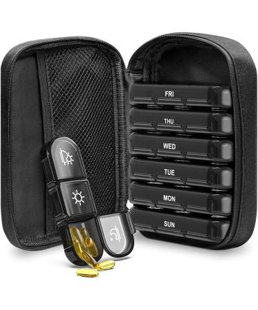 HEXEH Seven Days Pill Box - 21 Grid Portable Medicine Organizer for Travel & Daily Use - Buy Online on GoSupps.com
