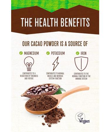 Terrafertil Nature's Heart Organic Cacao Powder Chocolate 567g - Premium Quality Superfood - Buy Online on GoSupps.com