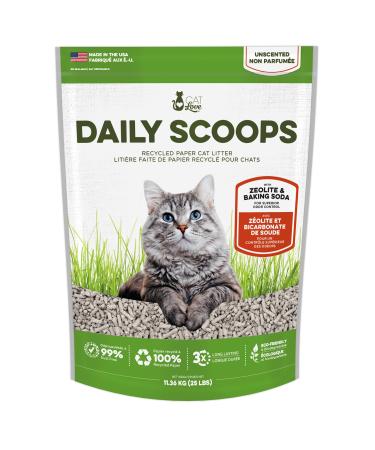 Cat Love Daily Scoops Paper Cat Litter - 11.26 kg (25 lbs)