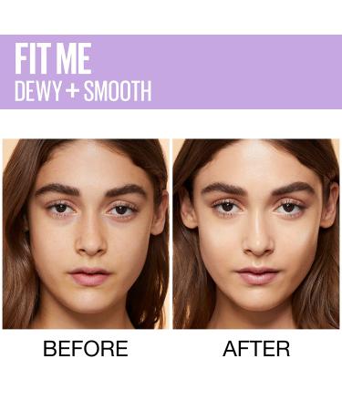 Maybelline Fit Me Dewy + Smooth Foundation 220 Natural Beige - 1 fl oz | Flawless Finish - Buy Online on GoSupps.com