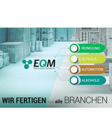 EQM Soluciones Qu micas Eco-904 | 1L 99.5% Pure Vegetable Glycerin | 100% Natural Moisturizer for Hair & Skin | Ideal for Soaps Shampoos & Creams - Buy Online on GoSupps.com