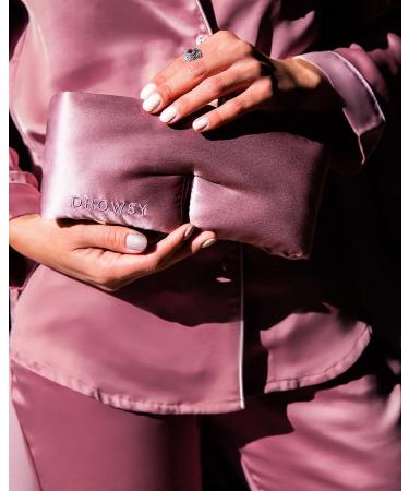 DROWSY Silk Sleep Mask Besties Pack - Midnight Blue, Damask Rose, Moonlight Shadow - Luxurious Padded Silk Cocoon for Ultimate Darkness - Buy Online on GoSupps.com