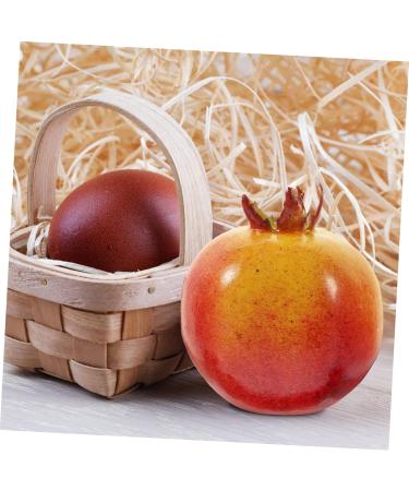 LIFKICH Household Decor Fake Fruits Model 6pcs Simulated Red Delicious Fake Fruit Fake Food High Density Foam Simulation Pomegranate Simulation Fruit - Buy Online on GoSupps.com