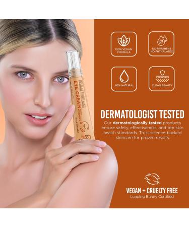 Quick Fix Vitamin C Instant Eye Tightener Under Eye Cream for Dark Circles Puffiness & Bags Dermatologist Tested Anti-Aging Korean Skin Care Vegan Clean Beauty Cruelty-Free .67 Fl Oz - Buy Online on GoSupps.com