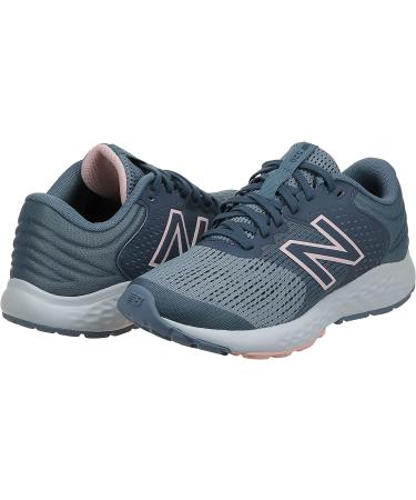 New Balance Women's 520 V7 Running Shoe 7.5 - Grey/Silver/Teal - Buy Online on GoSupps.com
