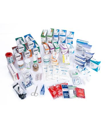 Class-A First Aid Refills Medication Without Cabinet | Essential Medications for Emergency Preparedness | Ensuring Long-Lasting Reliability | Exceeds OSHA 4 Shelf Class A with tablets - 4SBB | Without Cabinet